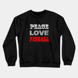 Peace Love Pinball, Small Square Crewneck Sweatshirt